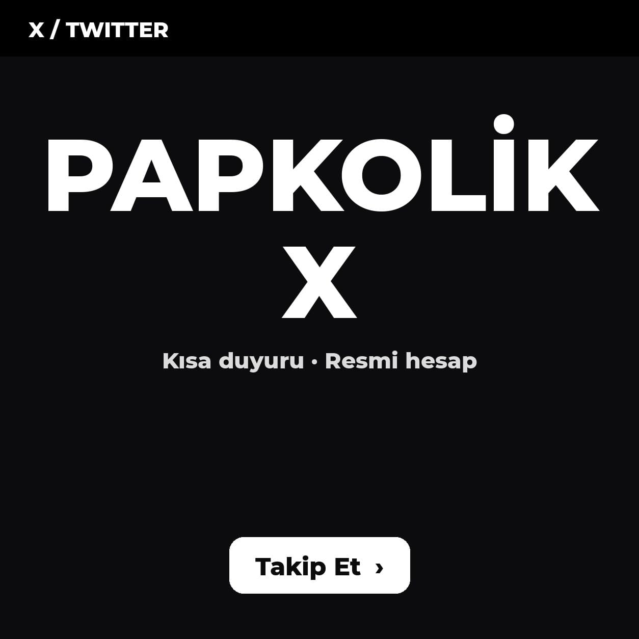 Papkolik X güncel giriş — resmi afiş