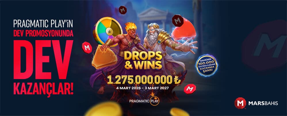 Marsbahis — Drops & Wins Kazandırıyor! afişi