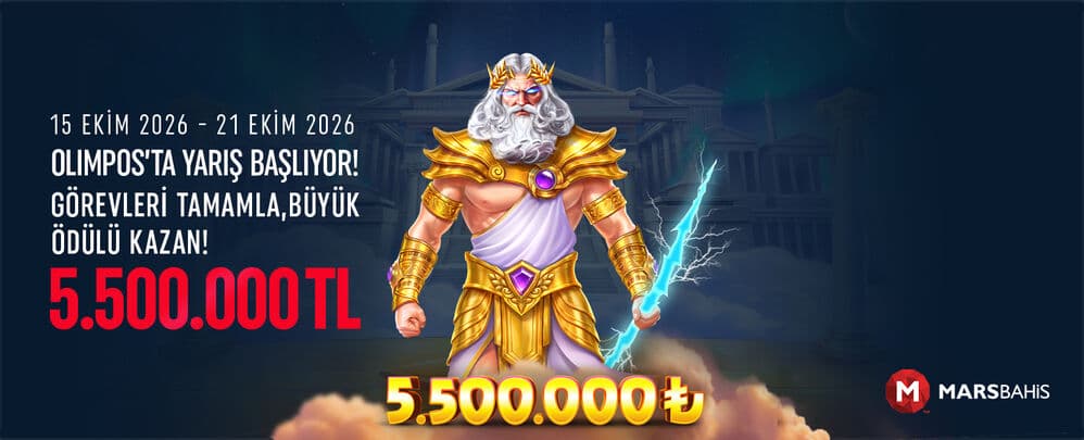 Marsbahis — Gates of Olympus 2500’de Yarış Başlasın! afişi