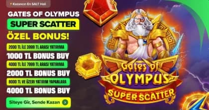 Saltbahis — %50 SUPER SCATTER BONUS BUY afişi